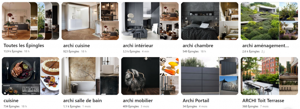 Lien vers le compte Pinterest de Jeremy Baglioni Design d'Intérieur et de décoration