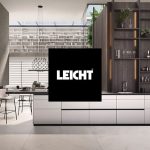 Marque Leicht, spécialisée dans les cuisines haut de gamme intégrées aux projets de Jérémy Baglioni.