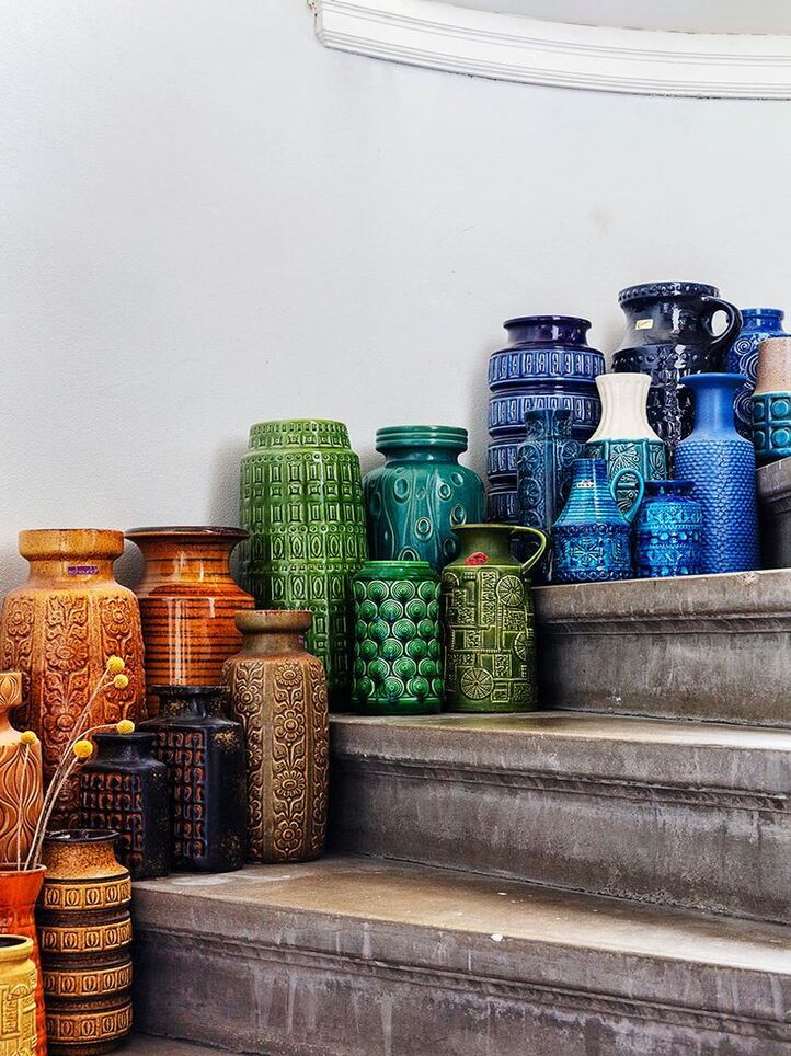 Multiplication de céramiques colorées