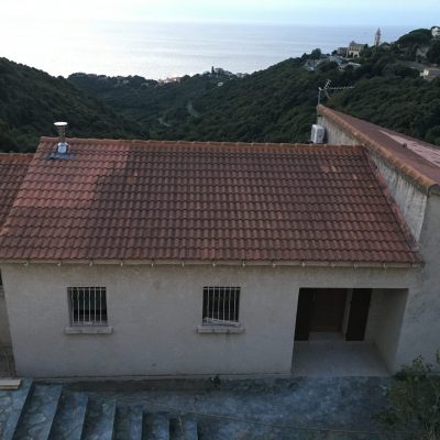 vue de la façade est du projet avant travaux